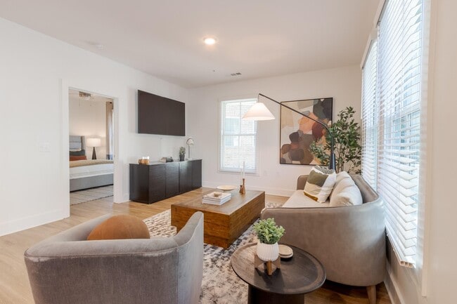 Spacious Living Room at The Merchant Apartments in Charleston, SC 29403 - The Merchant