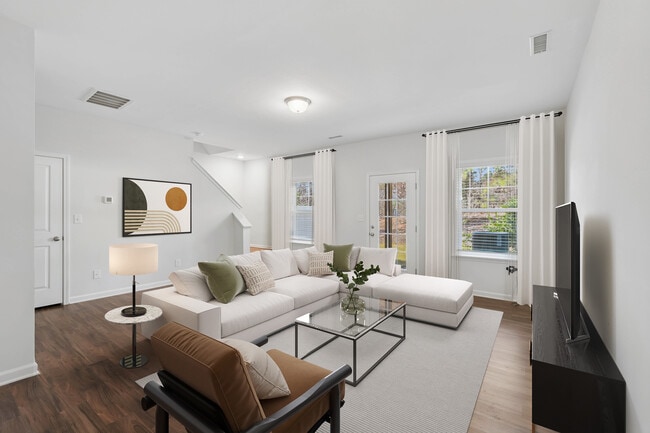 Lower-level with hard-surface vinyl plank flooring throughout (select homes)