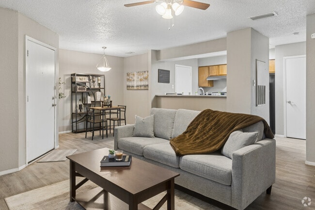 A3 1BR, 1BA - 720SF - Living Room
