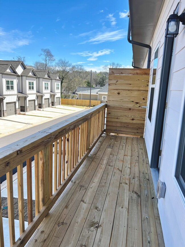 Balcony on 4-Bedroom Units