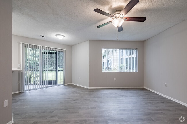 The Hideaway - 2BR, 2BA - 975SF - Living Room