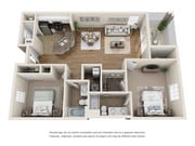 Barbados_2Bed_2Bath_1182 Sq Ft