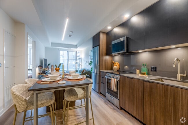 A13 Model - 1BR, 1BA - 559SF - Dining Room/Kitchen - Birch House at Canary Landing