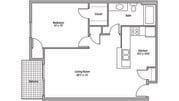 A-Upgraded 772 sqft 1bd/1ba