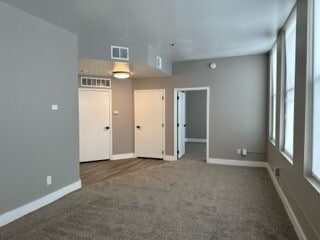 Living Room/Entryway One Bedroom Floorplan "F"