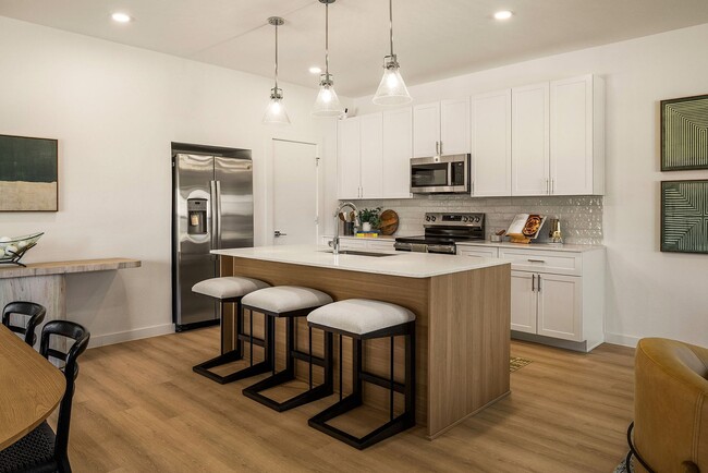 The Ascent townhome, model home