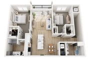 Floor Plan 2D | Seasons at Elgin | Apartments in Elgin, IL