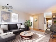 Courtyard Off The Square Living Room