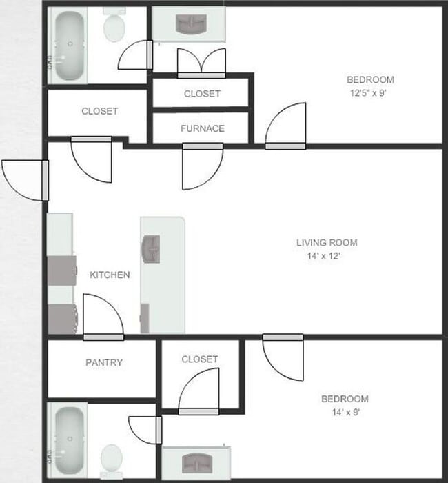 Photo - $1,195 | 2 Bedroom, 2 Bathroom Apartment |...