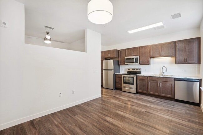 Kitchen and Living Room