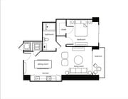 A1 floor plan Metro Edgewater