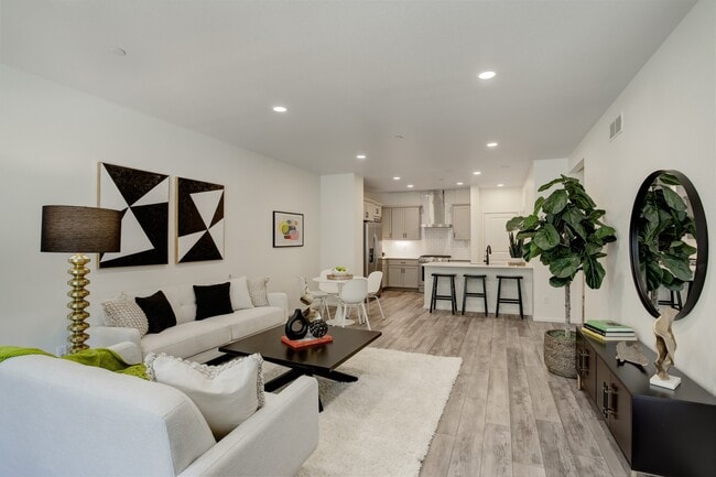 Living Room, dining and kitchen (staged) - 2720 Barnstormer St