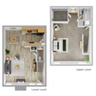 Model D 1BR 1.5BA- 833 sqft- Archer at Willowbrook.png