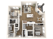 B2 floor plan Arcadia at Veranda Falls