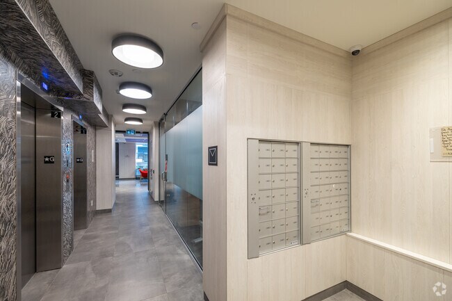 Salle de courrier - Hillside Apartments