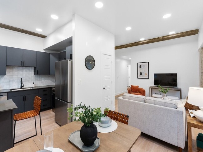 1 Bedroom Living Room - Maye House Apartments