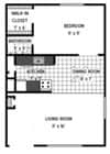 1BR/1BA