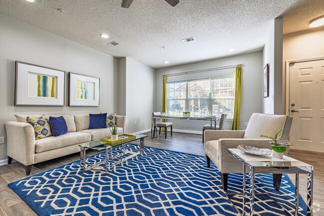 2BR 2BA 1,231 SF Redwood - Living Room - Jasmine Cove