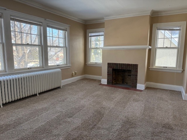 Spacious living room w/tons of light. Fireplace is ornamental. - 1676 Randolph Ave Unit #2