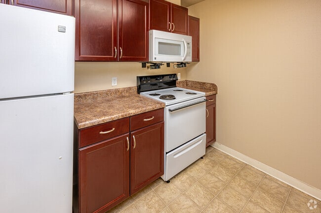 1BR, 1BA - 727SF - Kitchen - The Gardens Senior Apartments