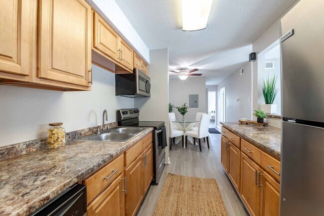 Kitchen to dining room - Collins Crossing