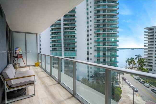 Balcony - 1300 Brickell Bay Dr Condo Unit #906