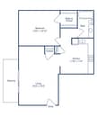 1 Bed, 1 Bath | 683 sq.ft.