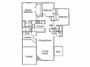 3Bd 2Bt (1269 ft² )