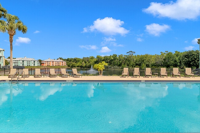Swimming Pool Overlooking Lake