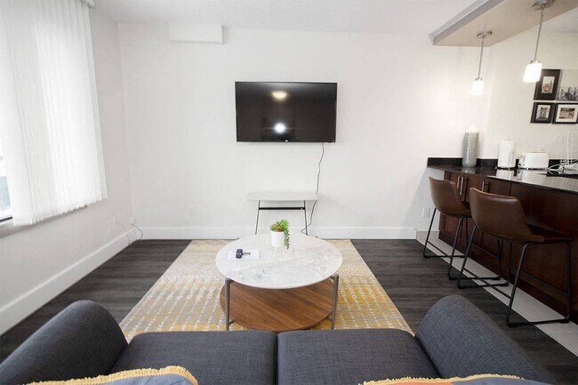 Living Room - 190 Smith Apartment Suites