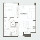 A1 floor plan Parkside Residences