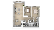 2 Bedroom Floorplan