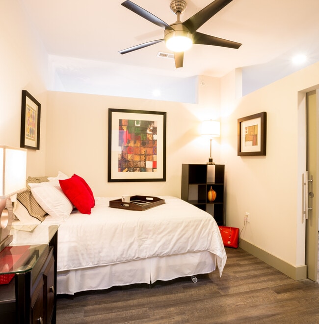 Bedroom in The Belsaw (1Br1Ba)