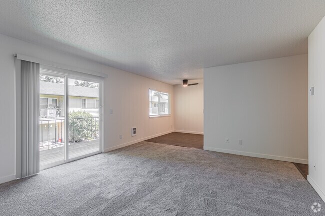 2BR, 1BA - 856SF - Living Room - Sagewood (fka Menlo Park)