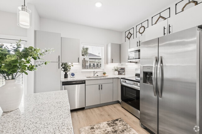 2BR, 2BA - 1,196SF - Kitchen