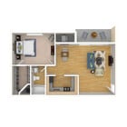 The Cove - 1 Bed, 1 Bath, 786 sq. ft.