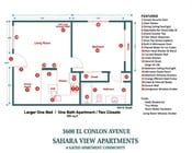 One Bedroom 560 sq. ft.