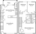 3BR/2.5BA