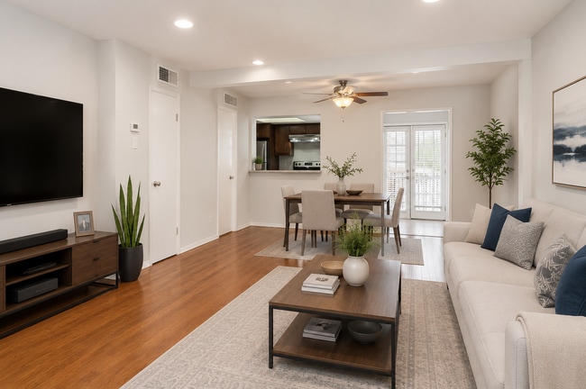 Living Area + Dining Room - 4525 Gilbert Ave Unit 207