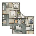 C2 floor plan River House