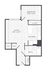 Sonnet - Urban One Bedroom - 1 Beds - 1 Baths - 519 Sq. ft.