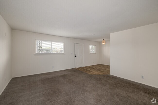 2BR, 1BA: Living Room - Palmetto Square