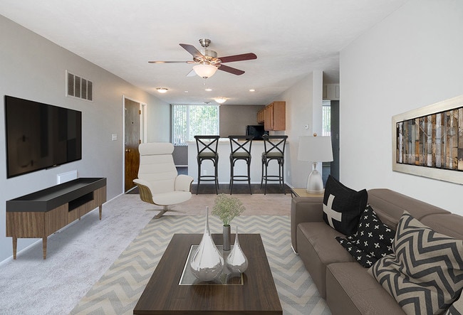 Living Room - Trenridge Gardens Apartments