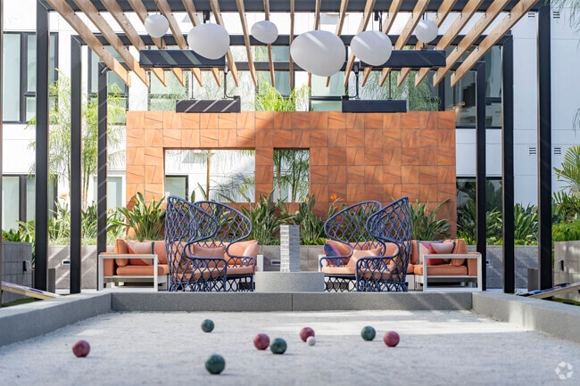 Bocce ball court