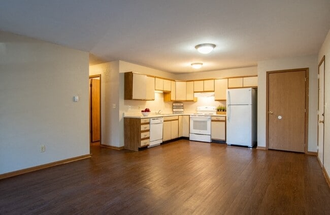 Kitchen, Living Area, Entry