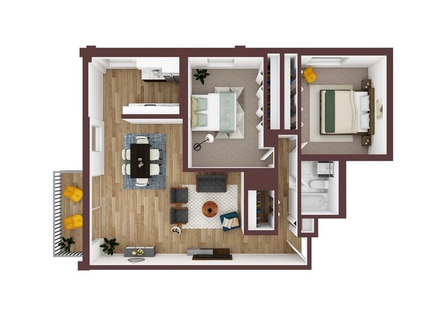 Rockville- 2 Bedroom, 1 Bath Apt. with modern appliances, wood-plank flooring, and lots of closet space. - Congressional Towers