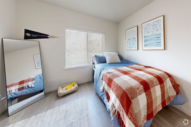 3BR, 3BA - 1,195SF - Bedroom 3 - Villas