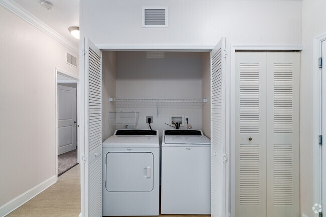 1BR, 1BA - 716SF - Laundry - The San Juan 55+ Senior Living