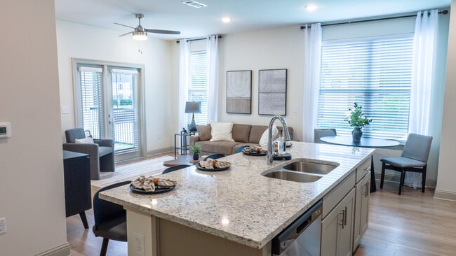 The Opal: 1BR, 1BA- Kitchen - The Waters at Bluebonnet