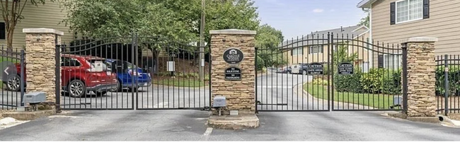 Front security gate - 1468 Briarwood Rd NE Condo Unit #1807 Carlyle Woods